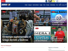 Tablet Screenshot of canalshowsport.com.ar